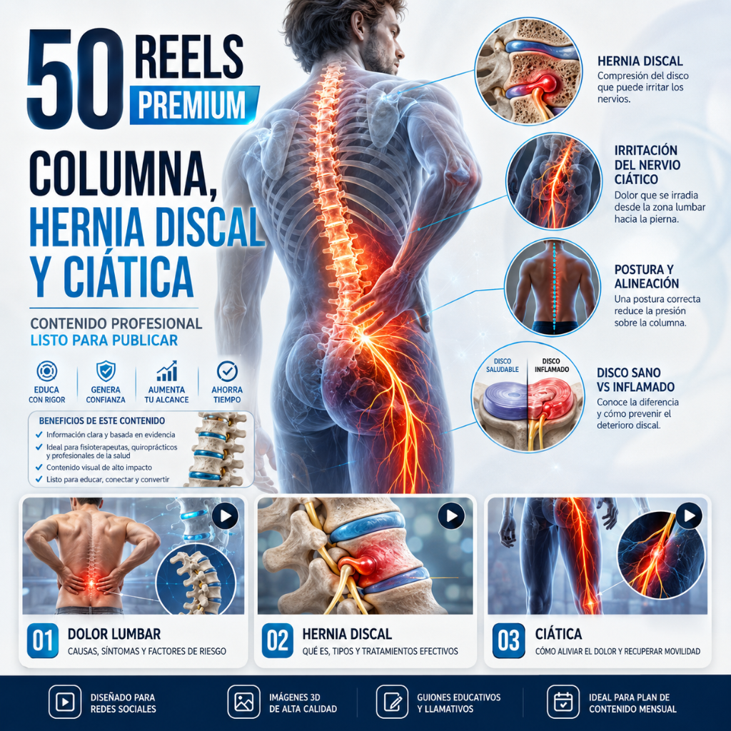 Columna, Hernia Discal y Ciática