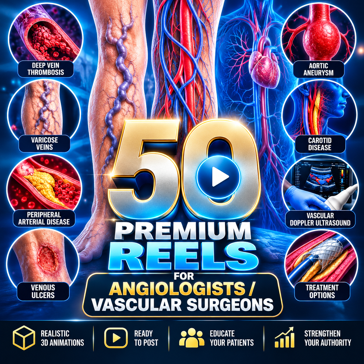 Vascular Surgery 3D Pack Mockup